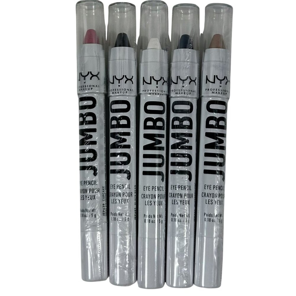 Set of (5) NYX Jumbo Eye Pencil ~ Factory Sealed